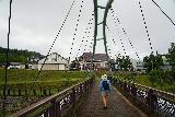 Shirahige_Falls_004_07142023 - Julie crossing over a bridge to get closer to the Shirahige Falls
