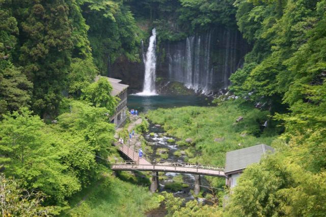 Shiraito_032_05262009 - Context of the Shiraito Waterfall and bridge fronting it as seen in May 2009
