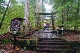 Shiraito_Falls_and_Takimoo_Shrine_034_04142023 - Approaching the entrance to the Takino'o Shrine