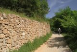 Sillans_La_Cascade_009_20120517 - An ancient-looking wall flanking the trail to the Sillans-la-Cascade waterfall