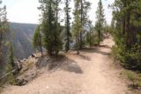 Silver_Cord_Cascade_17_065_08102017 - Hiking along the canyon's northern rim while headed back to the trailhead after having visited the Silver Cord Cascade in August 2017