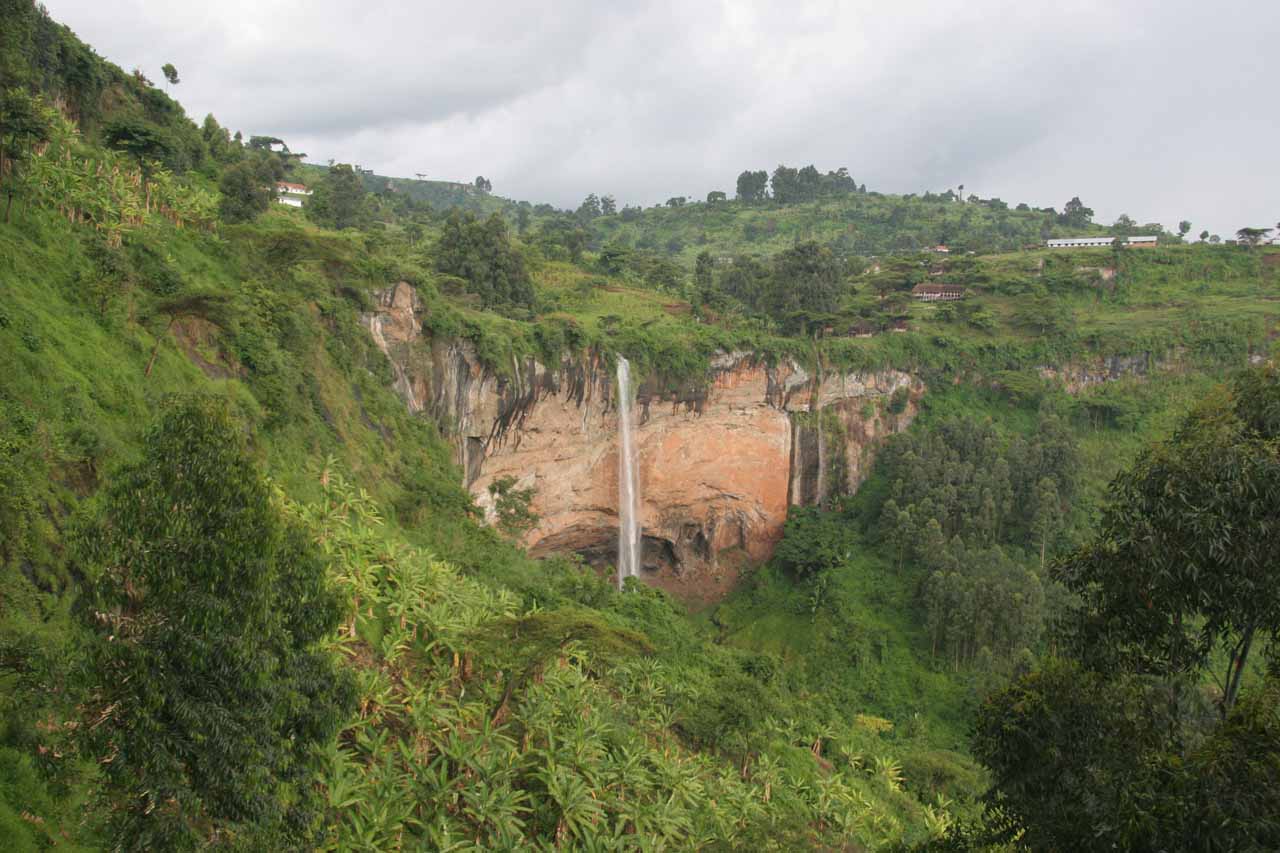 One of the three Sipi Falls on the slopes of Mt Elgon