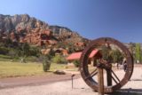 Slide_Rock_SP_017_04132017 - One of the historic artifacts on display alongside the path to Slide Rock
