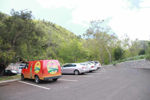Solstice_Cyn_001_03272011 - The main parking lot at Solstice Canyon Park