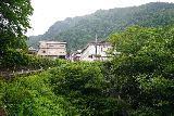 Soutaki_009_07072023 - Looking up towards a hidden cascade beneath the village of Tsubame Onsen