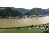 St_Goar_023_06162018 - Looking across the Rhine River from the lookout beneath the Clock Tower (Uhrturm) of the Burg Rheinfels in St Goar