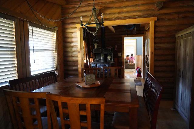 Large cabin homes like this one in Stanley, Idaho accommodated our group of 7 people, and they loved the experience so much that they hope to come back and do this again