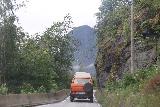 Stegastein_011_07232019 - Following a slow orange van going up to the Stegastein Lookout