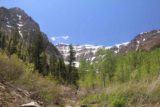 Stewart_Falls_010_05282017 - Initially, the Stewart Falls Trail meandered in the direction of that cirque up ahead, which I believe was in the direction of Mt Timpanogos itself. The mountain still had lots of snow during my late May 2017 visit