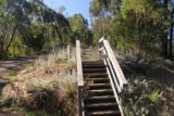 Strath_Creek_Falls_17_003_11192017 - If there was no parking space available for Strath Creek Falls at the bottom, apparently, there were additional pullouts further up the hill. These steps would make it easier to walk down and up the steep road