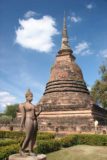 Sukhothai_178_12312008 - Another Buddha and chedi