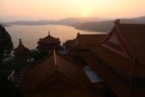 Sun_Moon_Lake_050_11012016 - Watching the sun set behind the Wenwu Temple and Sun Moon Lake