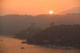 Sun_Moon_Lake_082_11012016 - Watching the sun set behind the Wenwu Temple and Sun Moon Lake
