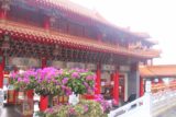 Sun_Moon_Lake_125_11012016 - Flowers adding a different color than red and gold at the Wenwu Temple