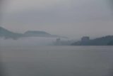 Sun_Moon_Lake_190_11012016 - The fog over the western shores of Sun Moon Lake