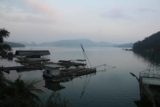 Sun_Moon_Lake_207_11012016 - Looking out towards some fishing boats moored along the Sun Moon Lake shores