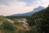 Swiftcurrent_Falls_063_08072017 - Looking downstream from Swiftcurrent Falls with afternoon thunderclouds looming overhead