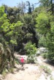 Switzer_Falls_026_04232016 - Tahia at a sunnier part of the Switzer Falls Trail