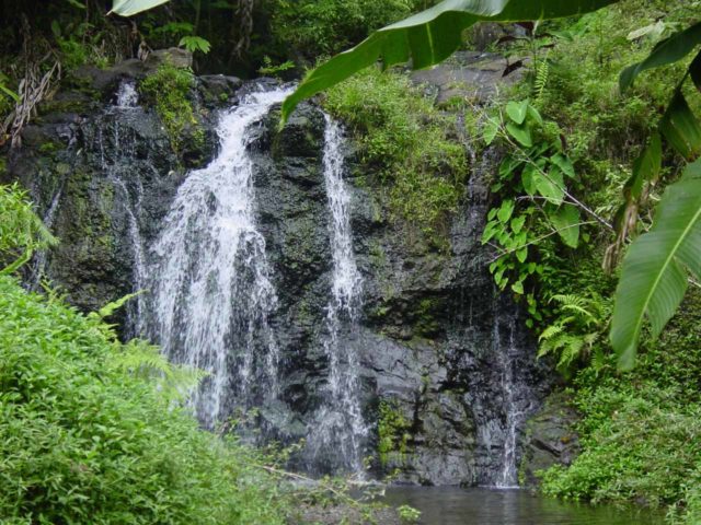 Tahiti_4x4_076_09092002 - This waterfall towards the end of the 4x4 tour was said to be in some kind of European shampoo commercial