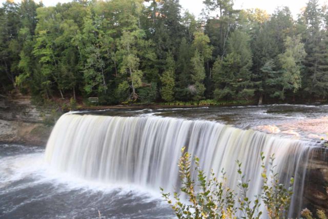 Tahquamenon_Falls_072_09302015 - A semi-frontal view of the Upper Tahquamenon Falls as seen from the viewpoints nearby its brink