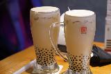 Taipei_247_06272023 - Large glass of boba milk tea served up at Chun Shui Tang