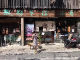 Takayama_004_jx_04132023.JPEG - Tahia about to go into the Kofune soba joint in Takayama