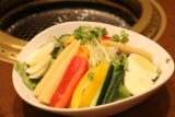 Takayama_008_10202016 - Some veggies to go with the meat at the Azikuma Restaurant
