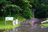 Tamasudare_056_07082023 - Mom starting on the familiar walk leading to the Tamasudare Falls
