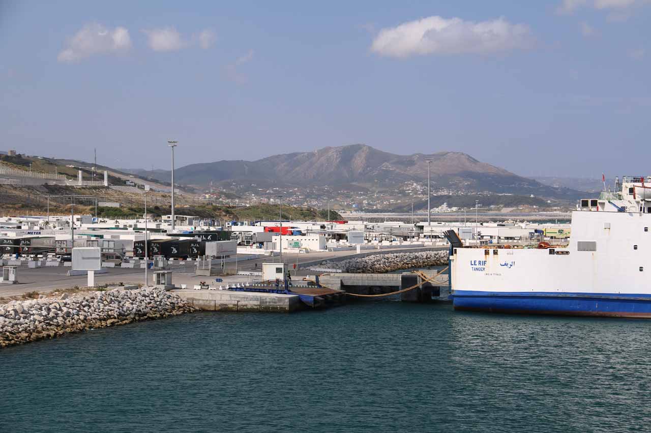 A travel delay caused by the late departure of a ferry bound for Algeciras, Spain from Tangier-MED port in Morocco was our first opportunity to collect on a travel insurance claim