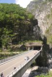 Taroko_Gorge_018_10262016 - We briefly loitered around the cafe, where we got this view of the one-way road leading into another tunnel as it went west of the Swallow Grotto in the Taroko Gorge as seen in October 2016