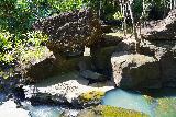 Tarzan_Falls_066_11202022 - Noticing a hole left by a jumble of boulders upstream from the brink of the main drop of Tarzan Falls