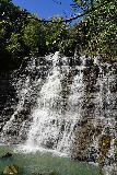 Tarzan_Falls_085_11202022 - Portrait look at the curtain of water making up the main drop of Tarzan Falls