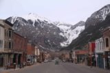 Telluride_019_04162017 - Still another look back through the ghost town of Telluride late in the afternoon or early evening towards the mountainous backdrop that was very Alps like
