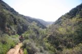 Temescal_Canyon_Falls_034_03142010 - Panoramic but hazy view back towards the ocean on the return hike