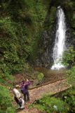Tendaki_083_10222016 - Dad checking out perhaps the most attractive of the intermediate waterfalls en route to the Tendaki Falls