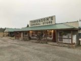 Thronsons_001_iPhone_08082017 - Looking towards the Thronson's General Store in the early morning
