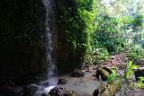 Tibumana_034_06172022 - Context of a side intermediate waterfall with the end of a footbridge en route to the Tibumana Waterfall