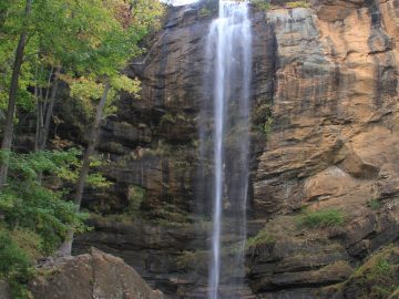 Toccoa Falls is a pretty 186ft plunging waterfall nestled deep within the Toccoa Falls campus. Julie particularly liked this waterfall as it had a classical long rectangular shape as well as pretty...