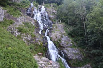 The Todtnau Waterfall was an impressively tall waterfall deep in the Black Forest of southwestern Germany where the Stübenbächle dropped 97m.  It was also one of the easier waterfalls to visit...