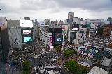 Tokyo_264_04062023 - Looking back down at the busy Shibuya Crossing from our hotel shortly before going down to meet up with cousin Tina