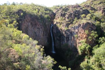 Tolmer Falls was definitely one of the taller waterfalls we encountered while touring Litchfield National Park.  However, unlike the other waterfalls we saw in the park, it didn't seem like access...