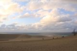 Tottori_Sand_Dunes_152_10222016 - Looking over the Tottori Sand Dunes towards the Sea of Japan and the passing of the storm system