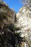 Trail_Canyon_Falls_086_01222022 - Looking at a seasonal side waterfall off the Trail Canyon Falls Trail