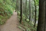 Triple_Falls_CRG_007_08172017 - The Oneonta Trail quickly climbed high above the Historic Columbia River Highway