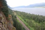 Triple_Falls_CRG_116_08172017 - Looking west towards the Columbia River and railroad from one of the viewpoints along the detour off the Oneonta Gorge