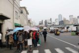 Tsukiji_Market_020_10162016 - There was still a long line for Sushi Dai even when it started raining at the Tsukiji Market