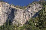 Tunnel_View_17_005_06162017 - Looking up at Silver Strand Falls still flowing as seen from Tunnel View