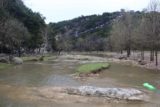 Turner_Falls_077_03182016 - Looking downstream from the bridge across the plunge pool of Turner Falls