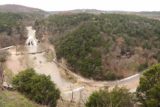 Turner_Falls_202_03182016 - This was perhaps the most comprehensive view of Turner Falls Park that I could get from the overlook at the curio shop, where I was able to see both the waterfall and castle as well as most of the walkway alongside Honey Creek in one shot