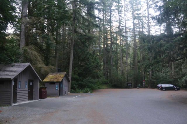 Twin_Falls_Olallie_17_001_07302017 - This was the end of the road and the start of the Twin Falls Trail early in the morning